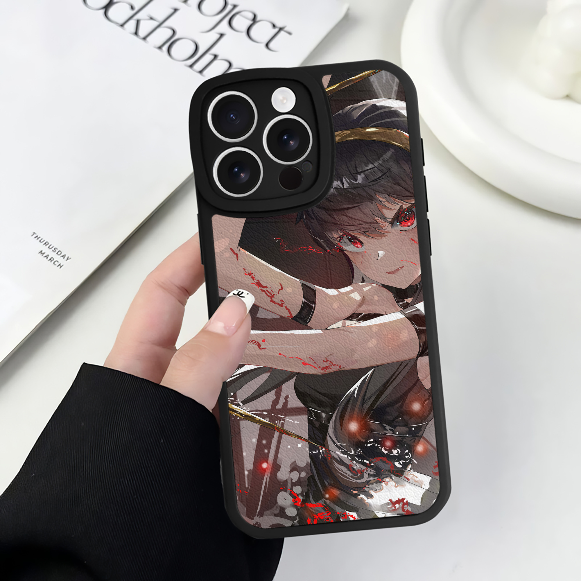 （画像用） SPY×FAMILY间谍家家酒 【iPhone 16シリーズ対応】シリコンスマホケース（レザー調） 材質：シリコン